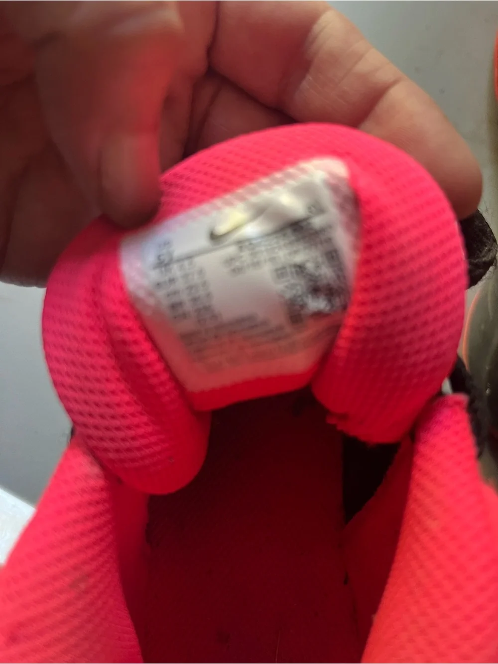 Nike Kids Black and Pink Athletic Sneakers